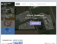 Tablet Screenshot of forestriverdirect.com